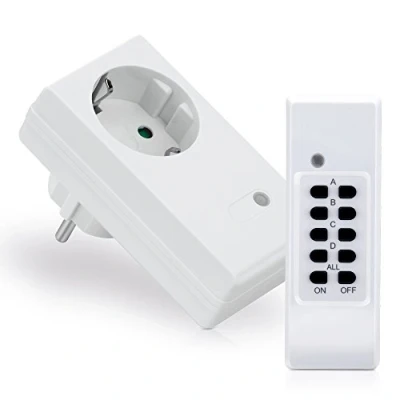 Afbeelding van conecto radiogestuurde jackkit, 1x stekker en afstandsbediening, 1100 watt, wit SA CC50686
