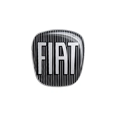 Afbeelding van Fiat 14188A 3D sticker vervangend logo zwart voor Doblò