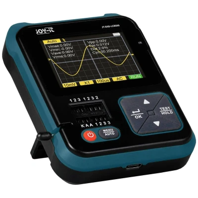 Afbeelding van Joy it DSO LCR500 Oscilloscoop, Signaalgenerator 1 kHz 100 Driehoek, Puls, Blok, Sinus