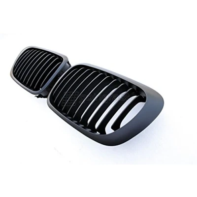 Afbeelding van Koeler sport front rib grill zwart mat registratievrije set geschikt voor BMW E46 Coupe + Cabrio Pre Facelift 99 02