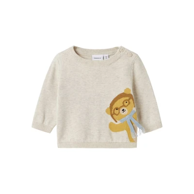 Afbeelding van Name It baby jongens trui KANO White Regular Fit