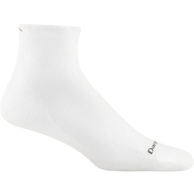 Afbeelding van Darn Tough Run Men #1034 1/4 Sock Ultra Lightweight White 41 42.5