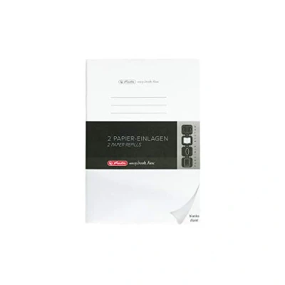 Afbeelding van Herlitz 50034109 navulling voor notitieboekje flex, A4, 2 x 40 vellen blanco, 1 stuk