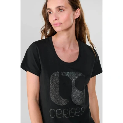 Afbeelding van Le Temps Des Cerises Taolo Tshirt print, Dames, Maat: Small, Noir
