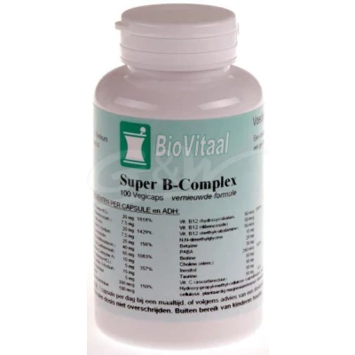 Afbeelding van VeraSupplements Super B Complex Capsules 100CP