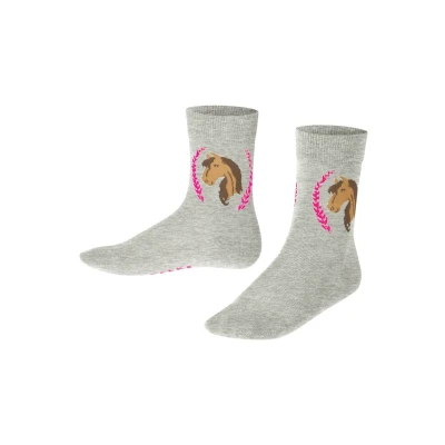 Afbeelding van Falke Horse WITH Pattern Sokken voor kinderen, Maat: 23/26, Light grey