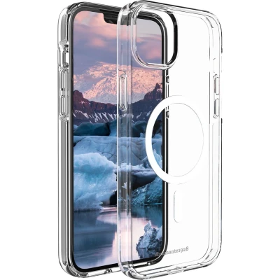 Afbeelding van Apple iPhone 14 Plus MagSafe Hoesje Gerecycled Kunststof dbramante1928 Hardcase/Backcover Transparant Telefoonhoesje Shockproof/Valbescherming