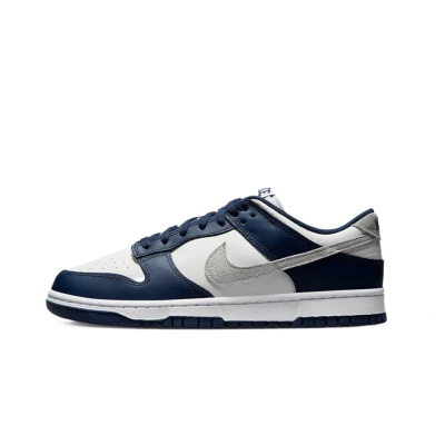 Afbeelding van Nike Sportswear DUNK Unisex Sneakers laag, Maat: 42.5, Midnight navy/light smoke grey/summit white/white Leer en imitatieleer