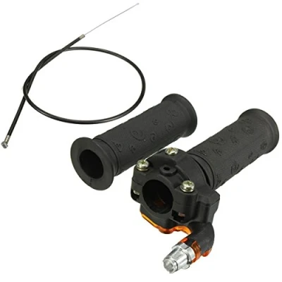 Afbeelding van JenNiFer Twist Throttle Accelerator Grips &amp; Cable for ATV Quad Dirt Pit Bike 90/110/125Cc
