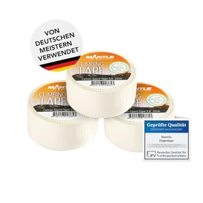 Afbeelding van MANTLE climbing equipment tape vingertape 3 x 3,8 cm x10 m, wit, M