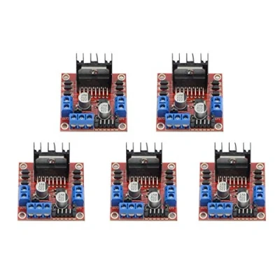 Afbeelding van ICQUANZX 5 STUKS L298N Motor Drive Controller Board Module Dual H Bridge DC Stepper