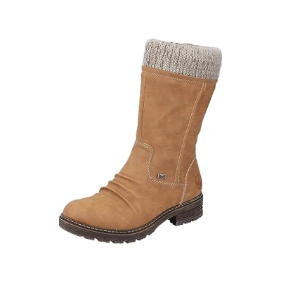 Afbeelding van Rieker X9341 Veterlaarzen voor dames, bruin, 42 EU