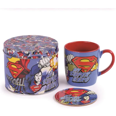 Afbeelding van Superman Mijn Superheld Geschenkset Onderzetter en Mok