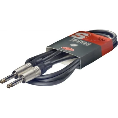 Afbeelding van Stagg SAC3PS DL S Serie Deluxe Jack Mannelijk naar Audiokabel 3 m.