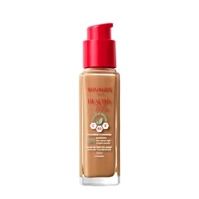 Afbeelding van 3x Bourjois Paris Healthy Mix Clean Foundation 058 Caramel 30 ml