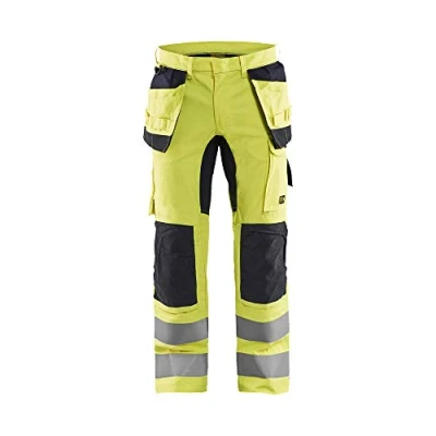 Afbeelding van Blaklader Multinorm werkbroek Inherent met stretch 1587 1512 High Vis Geel/Marineblauw D120