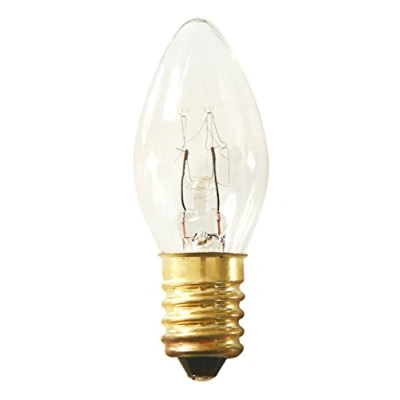 Afbeelding van McShine Mini kaarslamp gloeilamp E14, 230 V, 10 W, helder