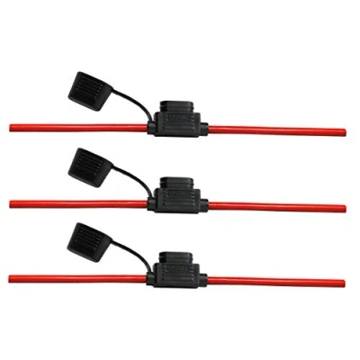Afbeelding van 3 stuks Offgridtec 6 mm² standaard platte zekeringhouder voor auto zekeringen