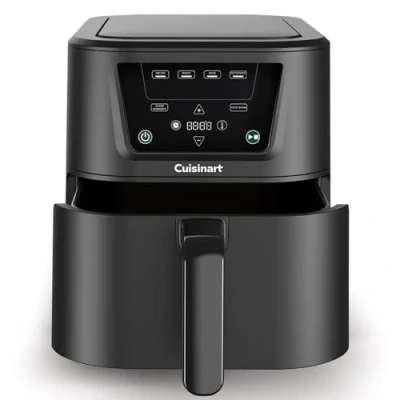 Afbeelding van Cuisinart Airfryer Compact Max Heteluchtfriteuse 7,6L 7 kookfuncties PFAS vrij Zwart