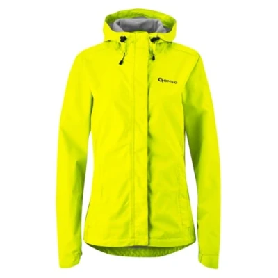 Afbeelding van Gonso Sura Light Regenjas voor dames, met capuchon, waterdicht en ademend, fietsjack warmte isolerende binnenvoering van mesh