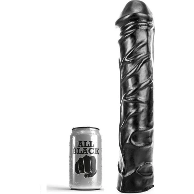 Afbeelding van All Black Realistische XXL Dildo 33 cm