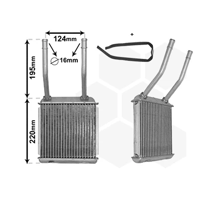 Afbeelding van Van Wezel Kachelradiateur 37006132