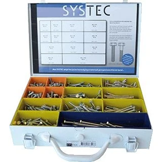 Afbeelding van Systec assortiment m6 tapenzeskantbout vz 8960 60 30201
