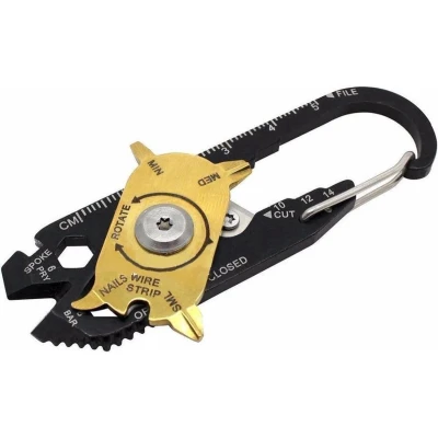 Afbeelding van New Age Devi &quot;20 Functies in 1 Tool! Multitool Sleutelhanger Een Leuke Survival Gadget&quot;