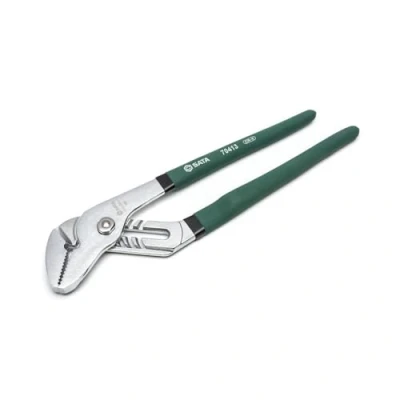 Afbeelding van SATA ST70413ST 12 inch rechte kaaktong en groef/waterpomptang, met chroom vanadium stalen behuizing ondergedompelde handgrepen