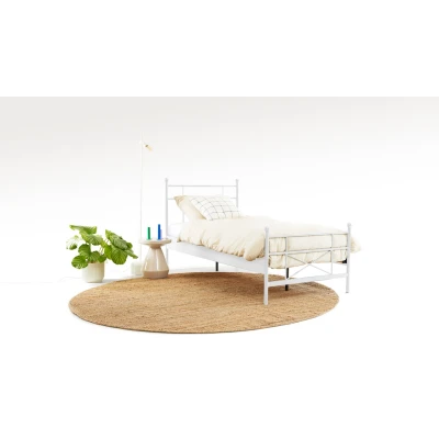 Afbeelding van Maxi Bed Milano 1 persoons 90 x 200 cm wit
