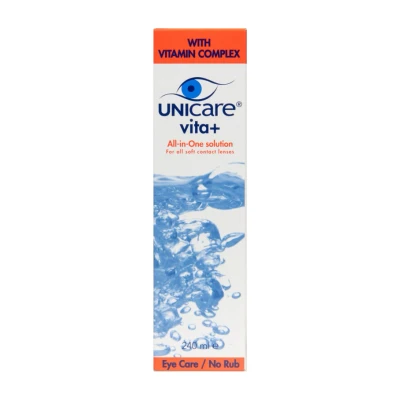 Afbeelding van Unicare Vita+ Alles in een vloeistof Zachte Contactlenzen 240ML