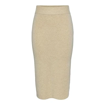 Afbeelding van YAS Yasassi MIDI Skirt Maxirok, Dames, Maat: Large, Birch