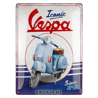 Afbeelding van Wandbord 30 x 40 cm Iconic Vespa Since 1946