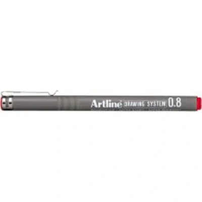 Afbeelding van Artline Fineliner 0,8 mm, rood