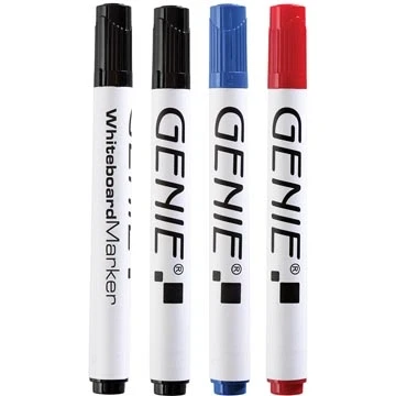 Afbeelding van Whiteboardmarker Etui Van 4 Stuks In Geassorteerde Kleuren