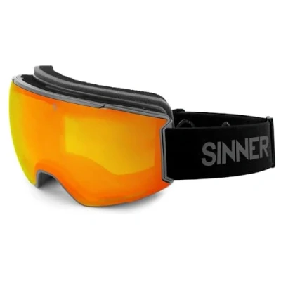 Afbeelding van SINNER BOREAS SKIBRIL Mat Donkergrijs Unisex One Size