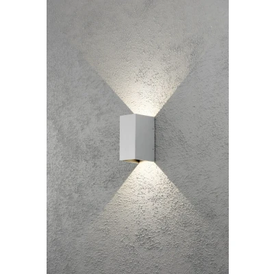 Afbeelding van Konstsmide Cremona 7940 310 LED buitenlamp (wand) Energielabel: F (A G) vast ingebouwd 6 W Grijs
