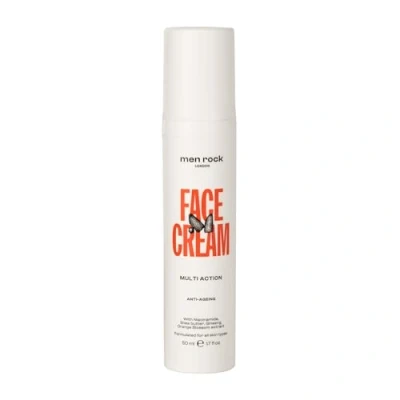Afbeelding van Men Rock London Multi Action Gezichtscrème Anti veroudering/Anti Acne 50ML 95% natuurlijke ingrediënten