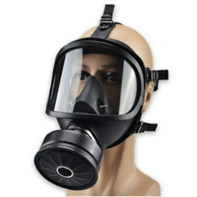Afbeelding van Gasmasker met filter Volgelaatsmasker tegen gas en stof inclusief verstelbaar volgelaat kinderen