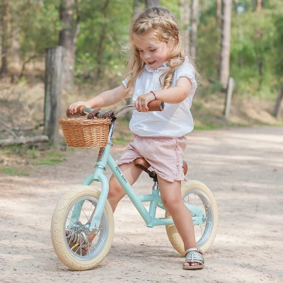 Afbeelding van Bandits &amp; Angels loopfiets Retro Rider mint 2.5 jaar jongens en meisjes metaal