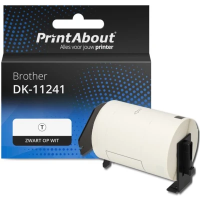 Afbeelding van Huismerk Brother DK 11241 Etiket Zwart op wit (102 mm x 152 mm)