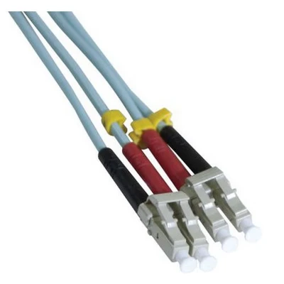 Afbeelding van Draadbrug optisch Duplex 2 mm OM3 LC UPC/LC UPC aqua m