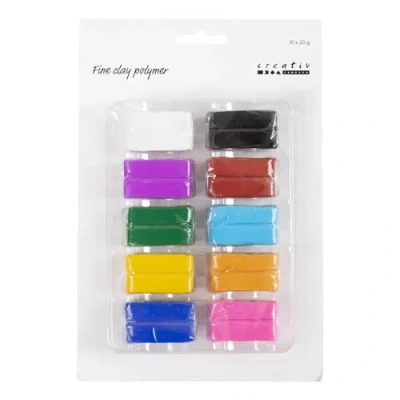 Afbeelding van Creativ Company Fijne Polymeerklei Kleurrijk, 10x20 gram
