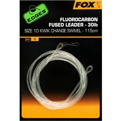 Afbeelding van FOX Fluorocarbon Fused Leader (Inc. Kwik Change Swivel)