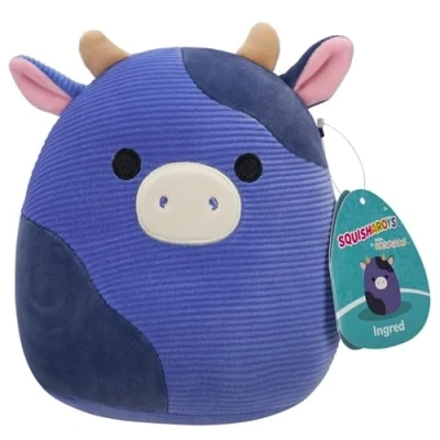 Afbeelding van Squishmallows Squisharoys Ingred de koe 19 cm, officiële Jazwares pluche, superzacht knuffeldier, zeldzaam model 2024