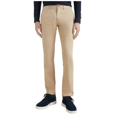 Afbeelding van Tommy Hilfiger Broek heren Bleecker Chino 1985 Pima Cotton,Batique Khaki,38W / 29L