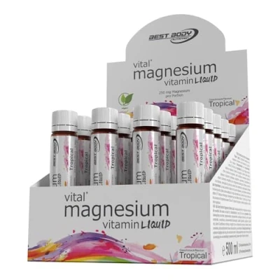 Afbeelding van Best Body Nutrition Magnesium Liquid Shots 20x 25ml Tropical