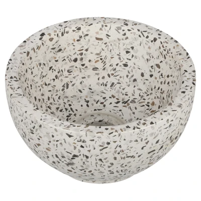 Afbeelding van Differnz Ruz waskom 23x12cm zwart wit