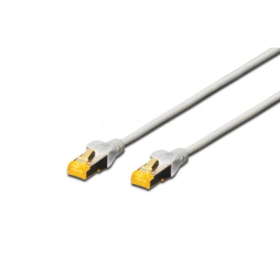 Afbeelding van DIGITUS LAN kabel Cat 6A 10m RJ45 netwerkkabel S/FTP afgeschermd Compatibel met 6 &amp; 7 Grijs