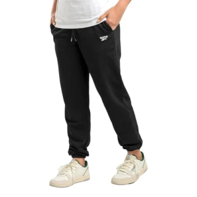 Afbeelding van Reebok French Terry PANT Trainingsbroek, Dames, Maat: 26/28, Black